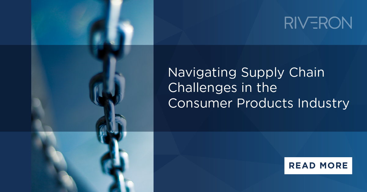 Navigating Supply Chain Challenges - Consumer Products - Riveron