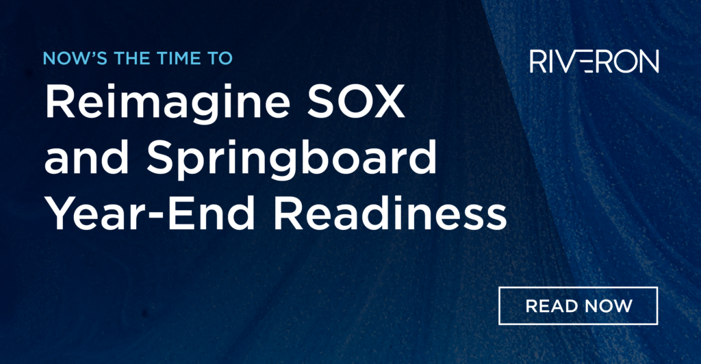 Now’s the Time to Reimagine SOX and Springboard Year-End Readiness